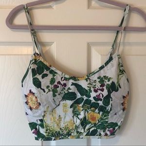 KJ v crop whimsical floral large